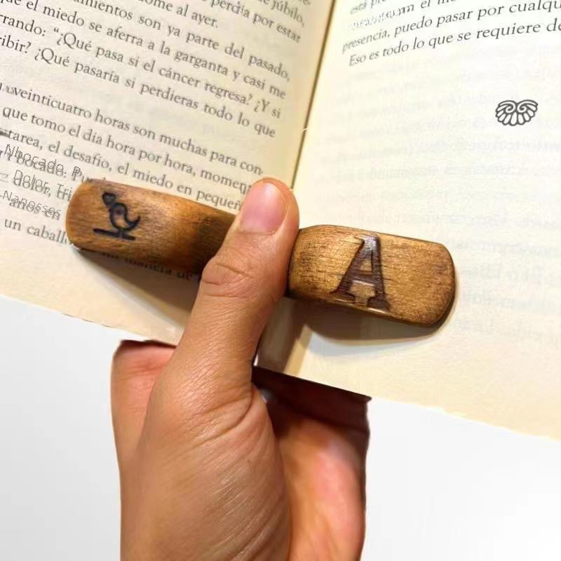 Wooden Bird Thumb Bookmark - Mother's Day Gift
