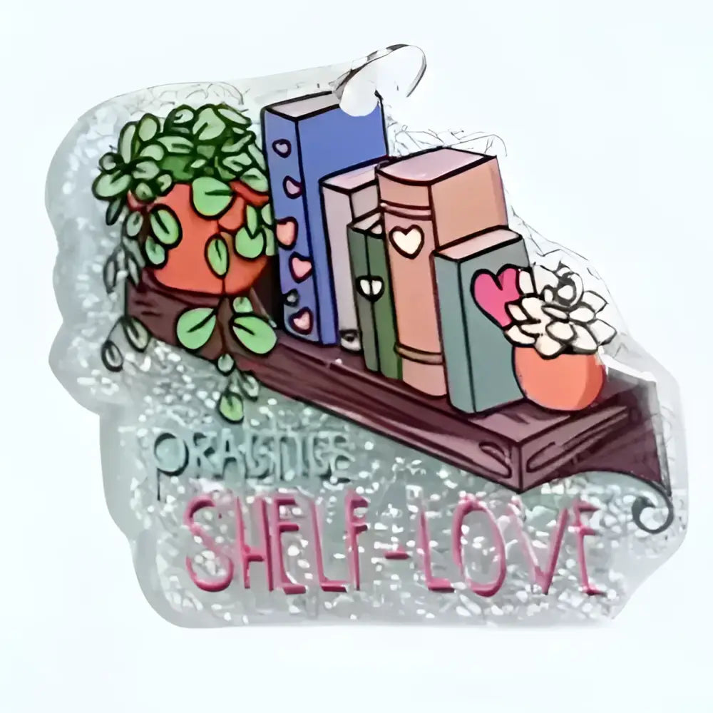 Read More Books—Acrylic Book–USB-C Dust Plug Charm for Kindle, Phones, and Tablets