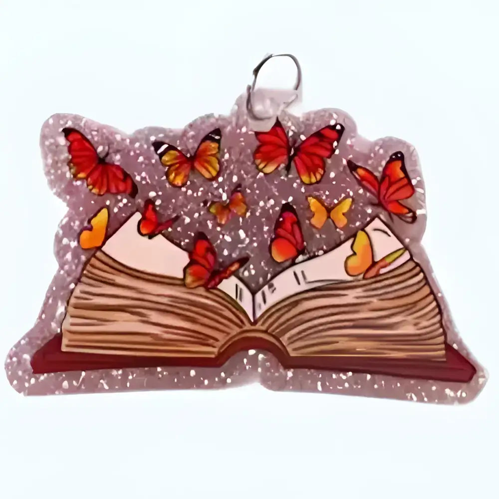 Read More Books—Acrylic Book–USB-C Dust Plug Charm for Kindle, Phones, and Tablets
