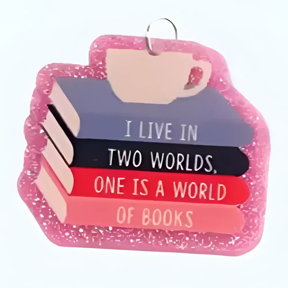 Read More Books—Acrylic Book–USB-C Dust Plug Charm for Kindle, Phones, and Tablets