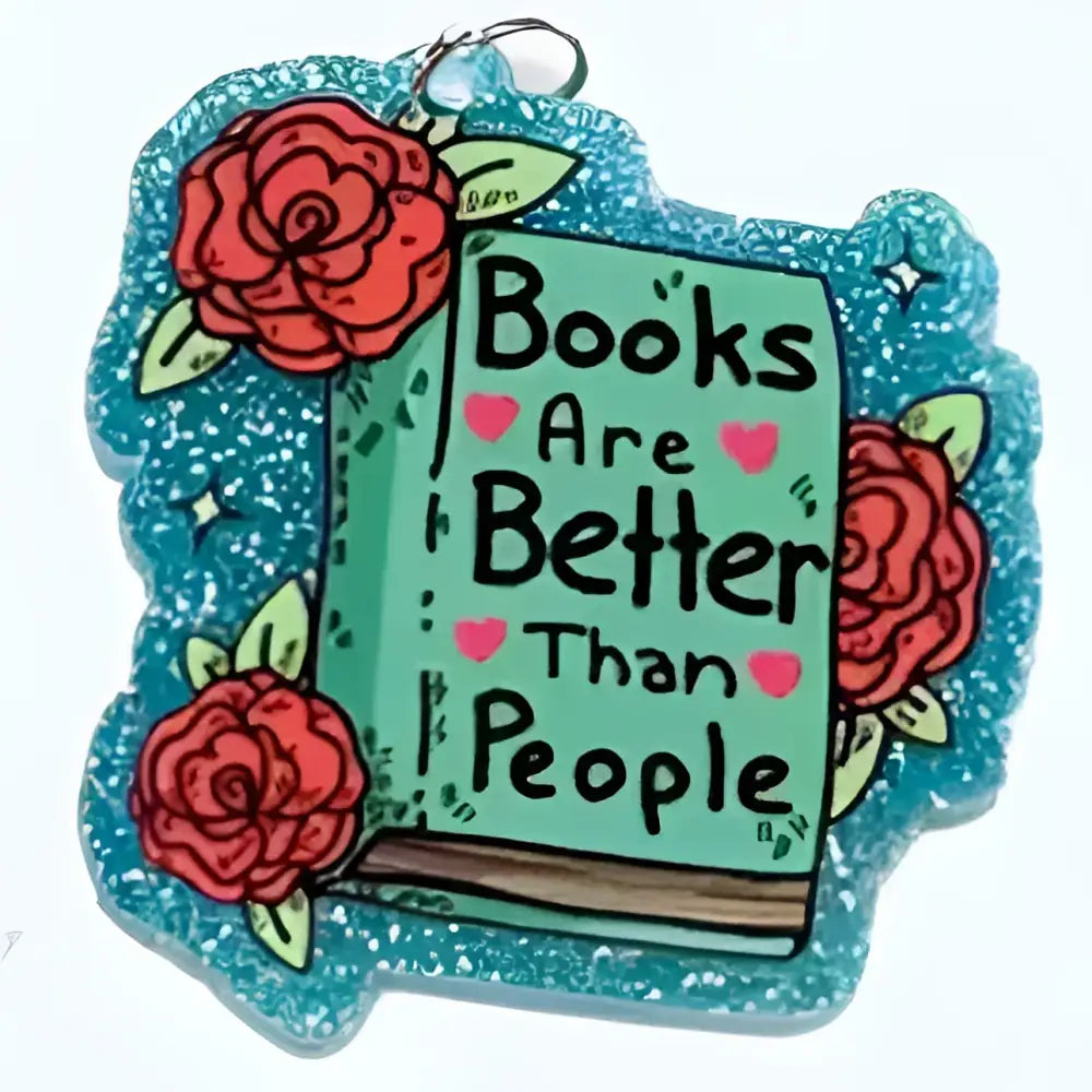 Read More Books—Acrylic Book–USB-C Dust Plug Charm for Kindle, Phones, and Tablets