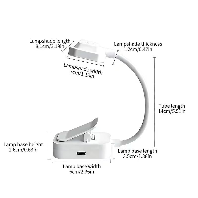 Clip-on Book Reading Light