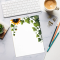 DipaliZ Susan Flower Notepad Creative Organization 6x8in