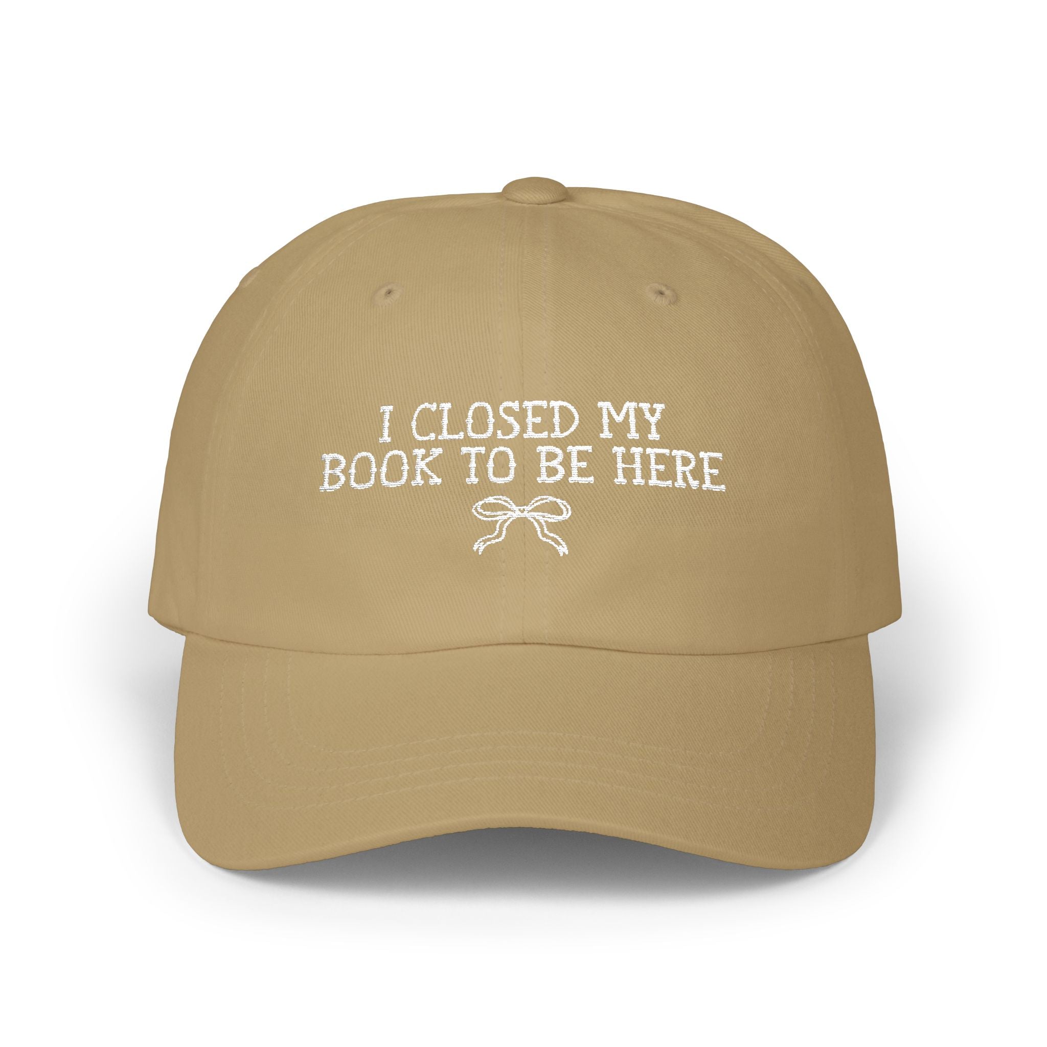 Book Lover Gift Idea: I Closed My Book to Be Here