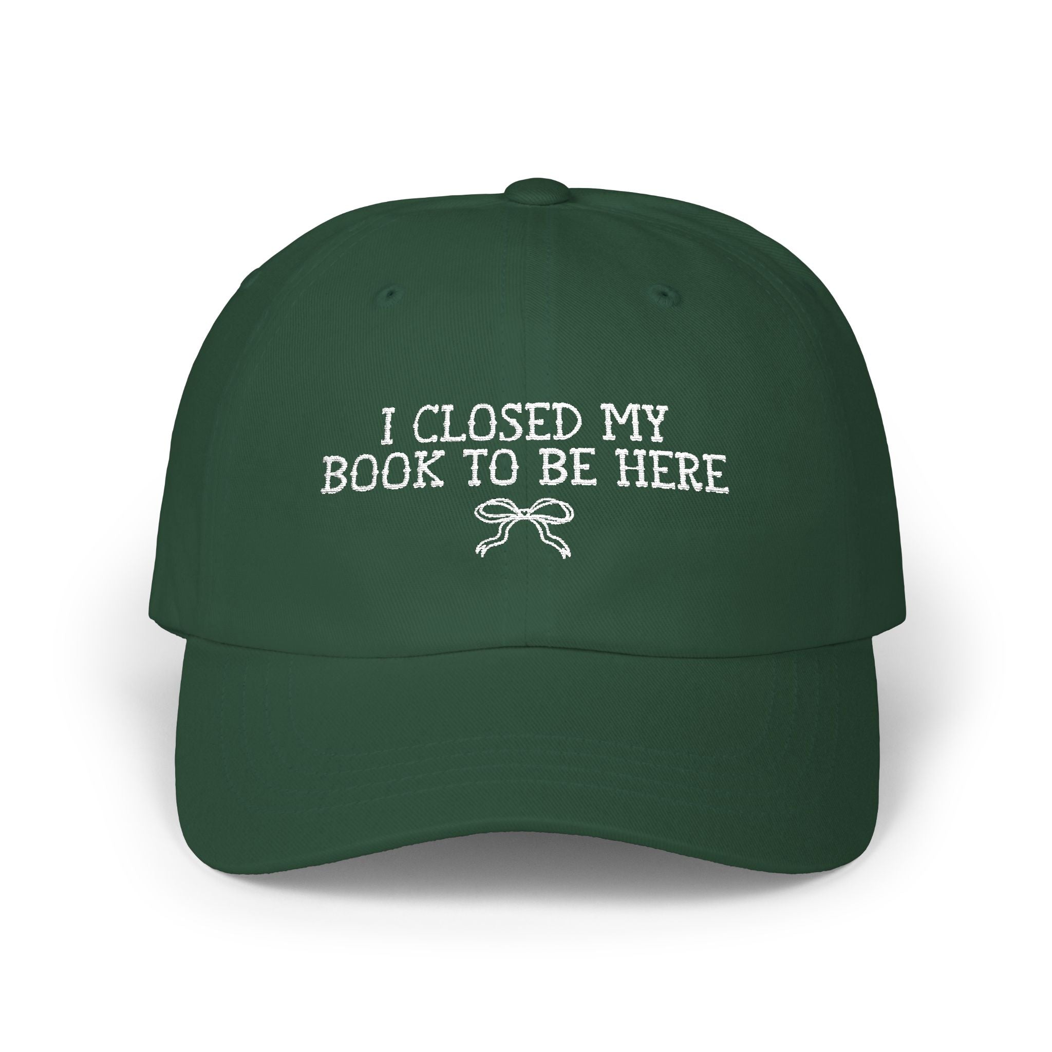 Book Lover Gift Idea: I Closed My Book to Be Here