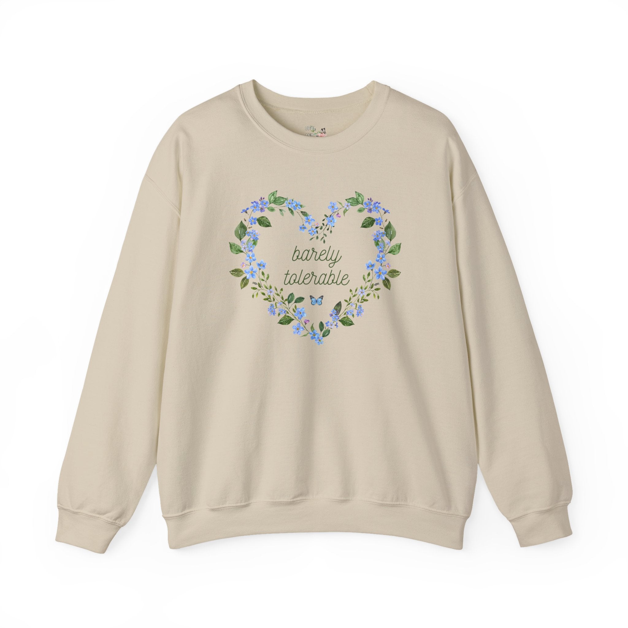 Bookish Jane Austen Sweatshirt: Barely Tolerable
