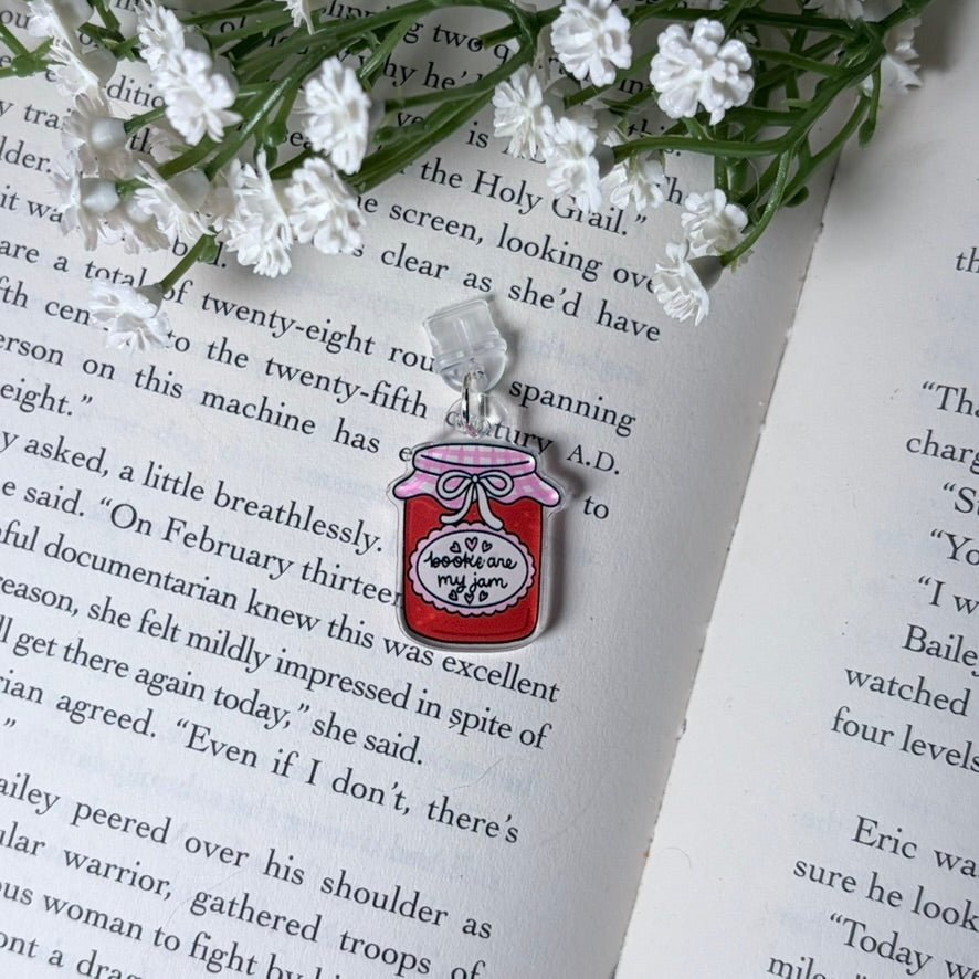 Books are my Jam USB-C Kindle Charm