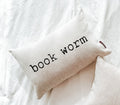 Book Pillow - Book Worm