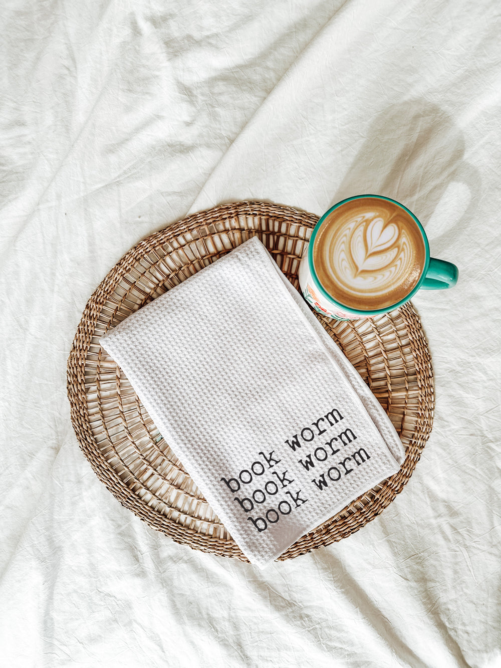 Book Worm Tea Towel