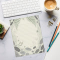 DipaliZ Botanical Ferns Notepad Natural Beauty 6x9