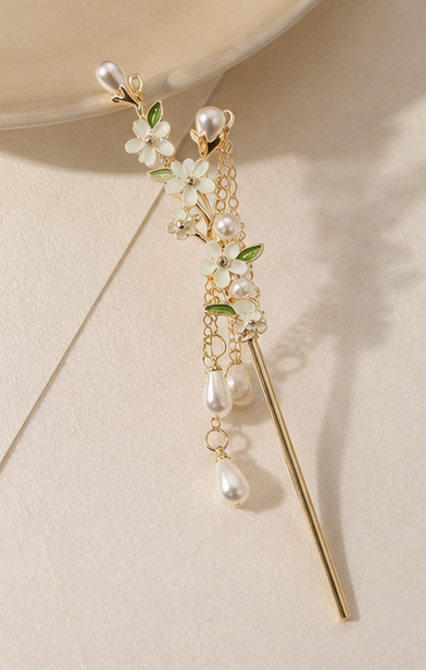 Vintage Style Floral Hairpins