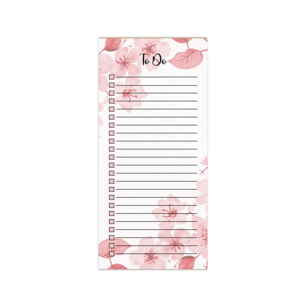 DipaliZ Cherry Blossoms Notepad Sturdy Hard Cardboard A5