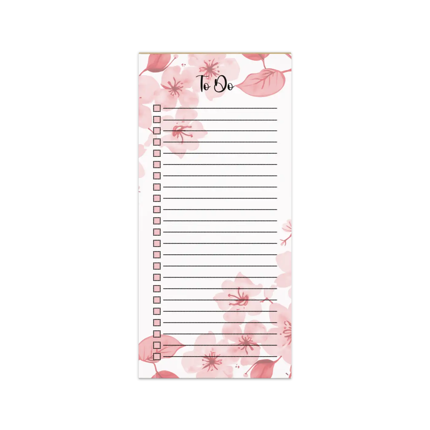 DipaliZ Cherry Blossoms Notepad Sturdy Hard Cardboard A5