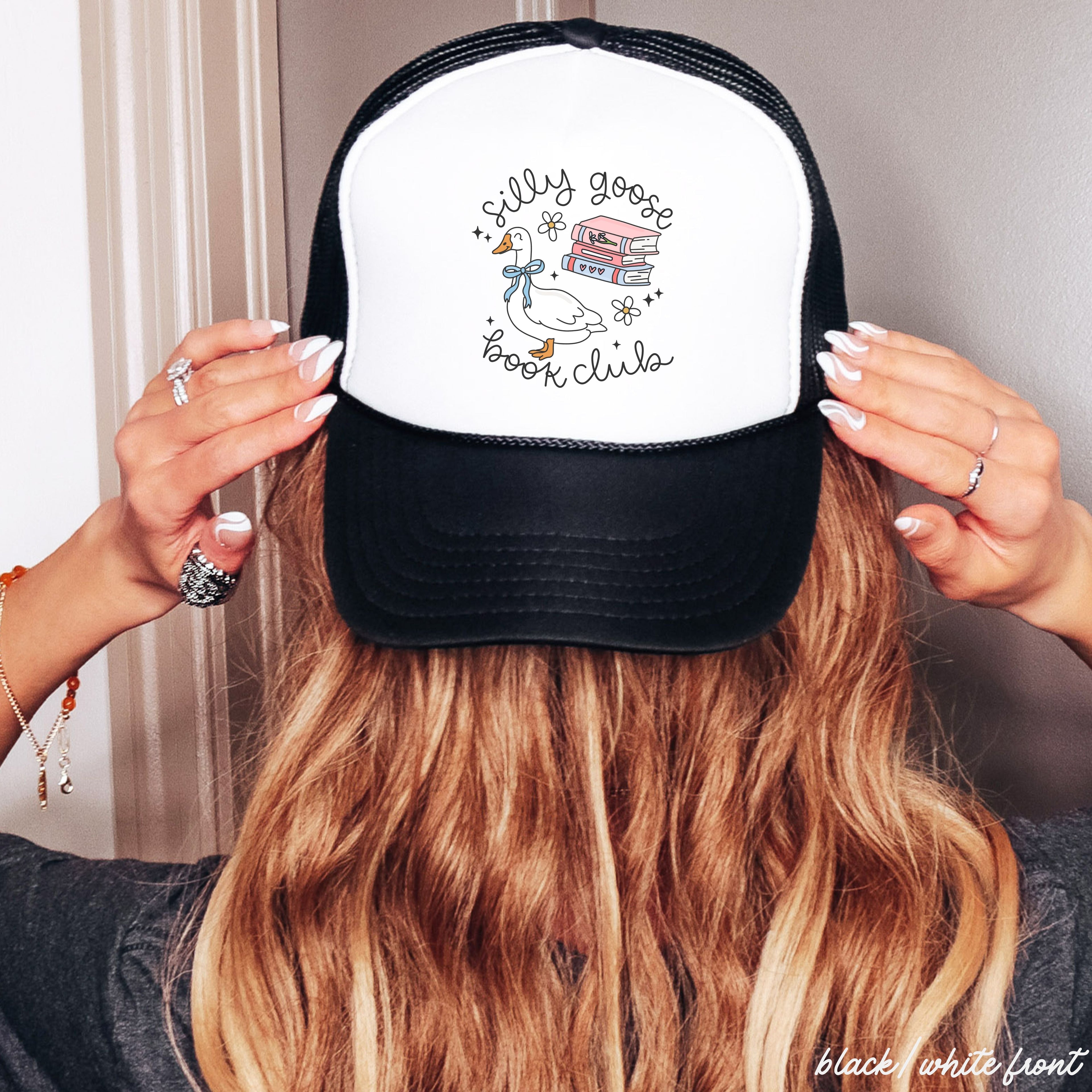 Silly Goose Book Club Trucker Hat *13 COLORS