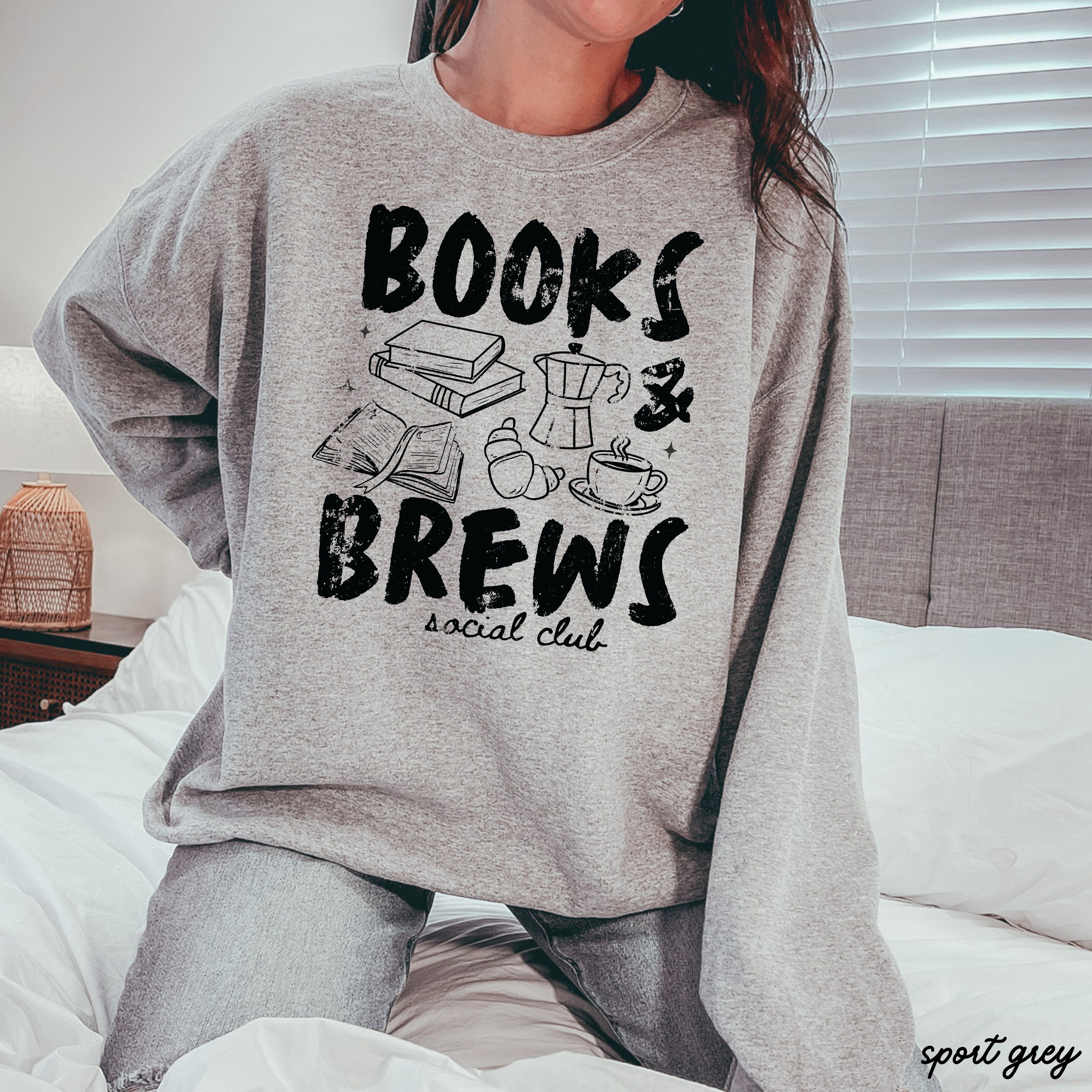 Books & Brews Sweatshirt *9 Colors (S-3X)