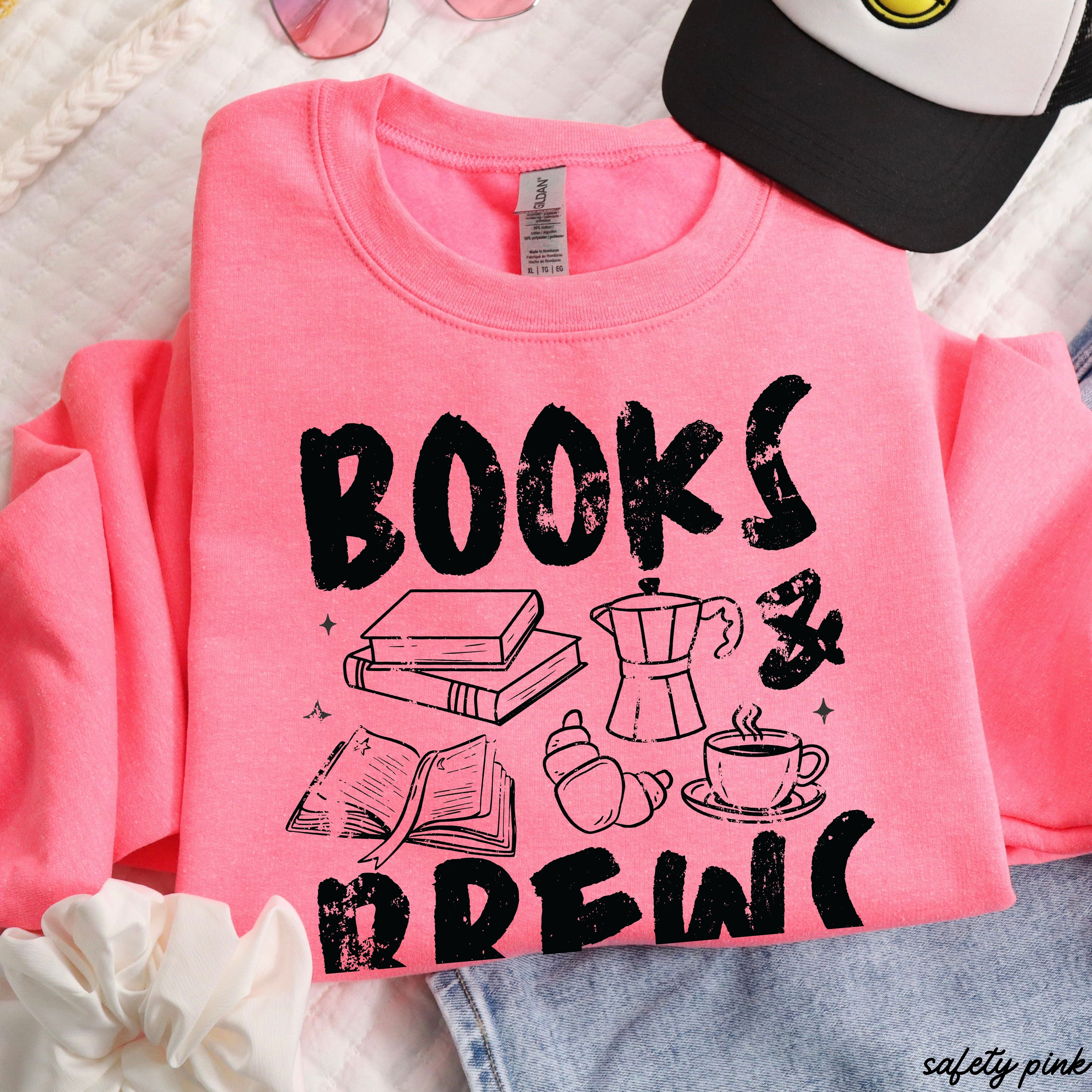 Books & Brews Sweatshirt *9 Colors (S-3X)
