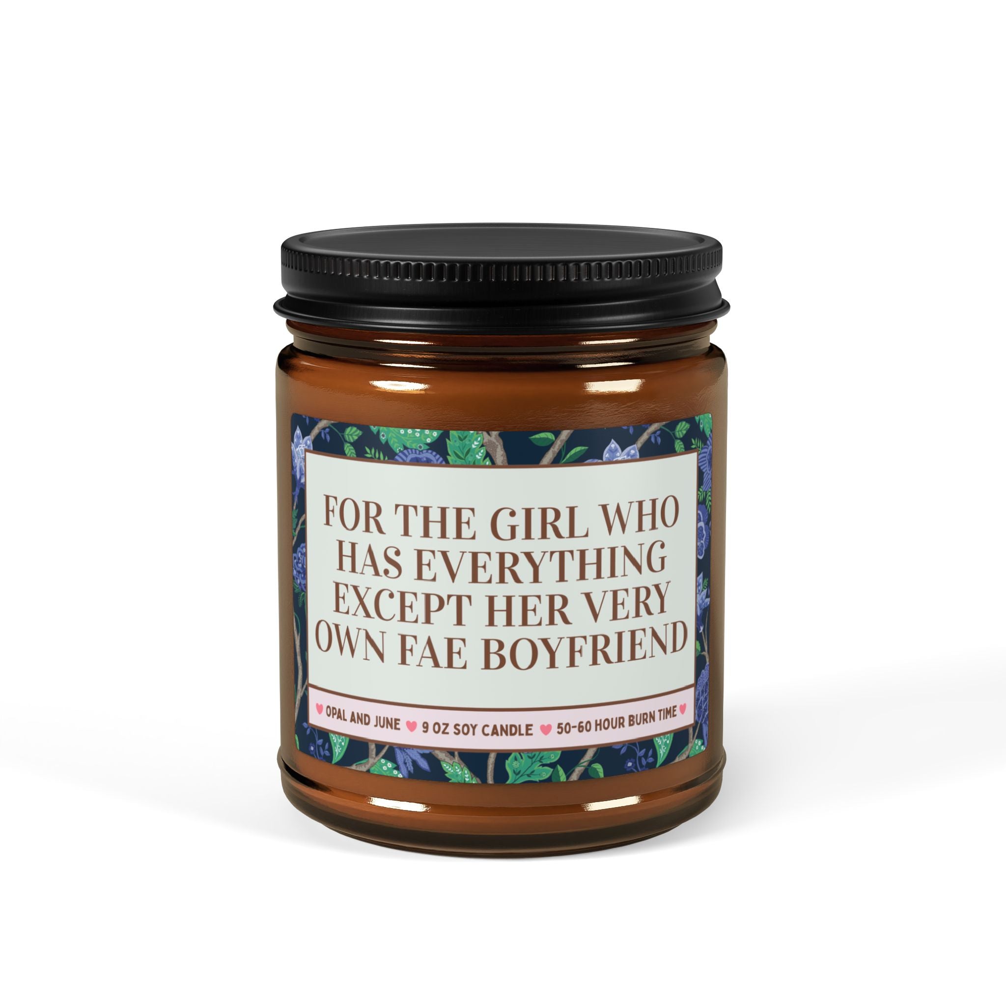 Fantasy Romance Reader Candle for Bookworm