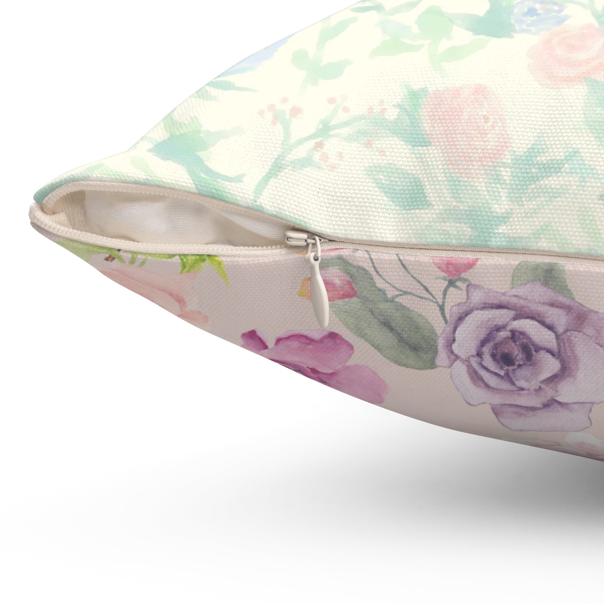 Floral Bookish Pillow for Romance Reader: My Night Is All Booked, Colorful Whimsigoth Pillow