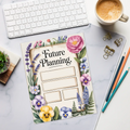 DipaliZ Floral Tear-away Notepad Magnetic Backing 5x7in
