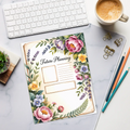 DipaliZ Floral Future Planning Tear-away Notepad 8.5x11