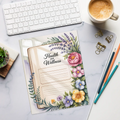 DipaliZ Elegant Floral Notepad Trendy Outfits Planner