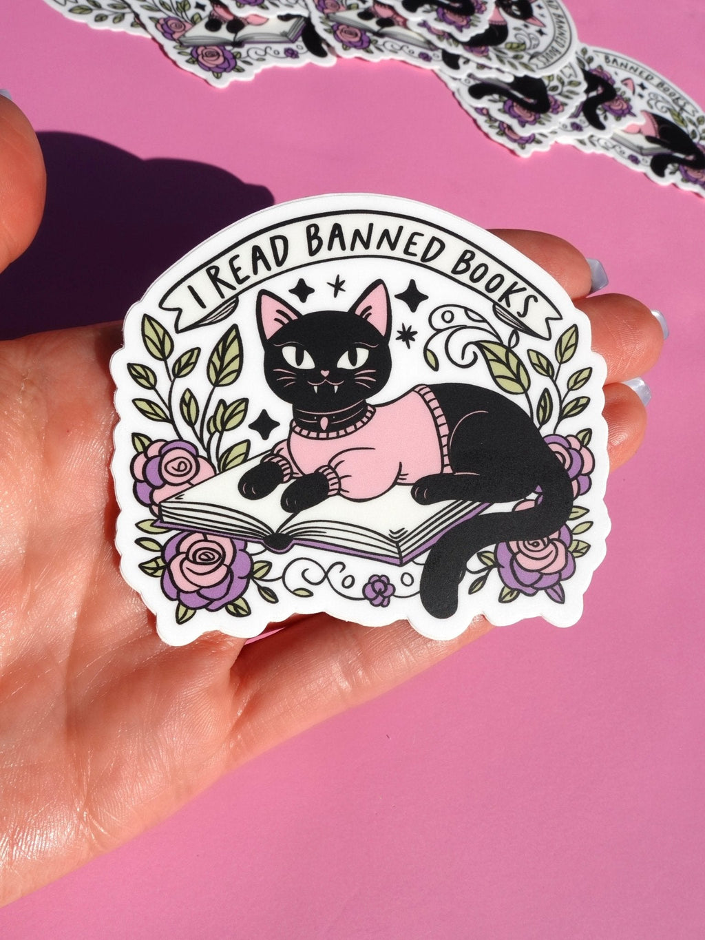 I Read Banned Books Sticker