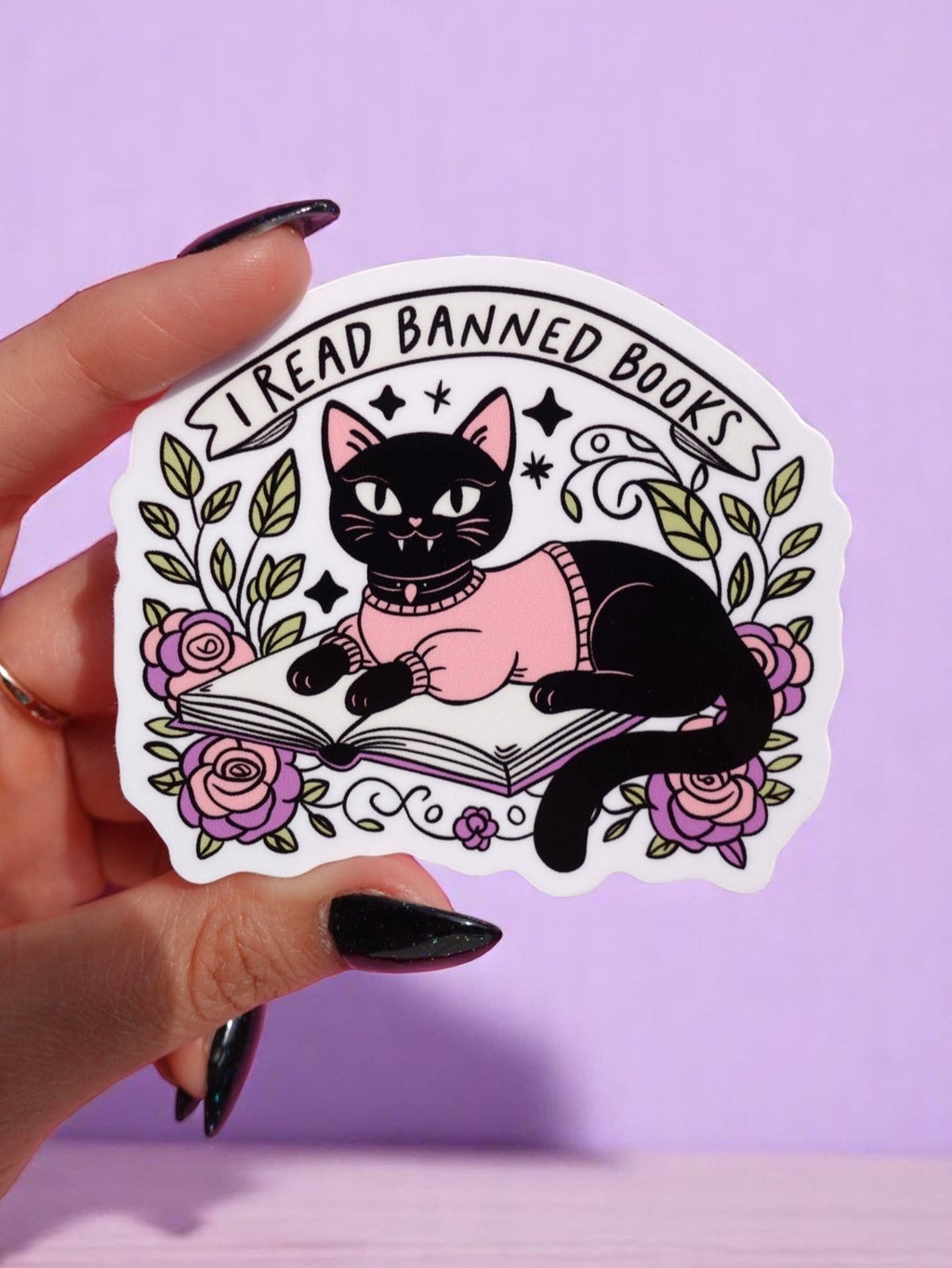 I Read Banned Books Sticker