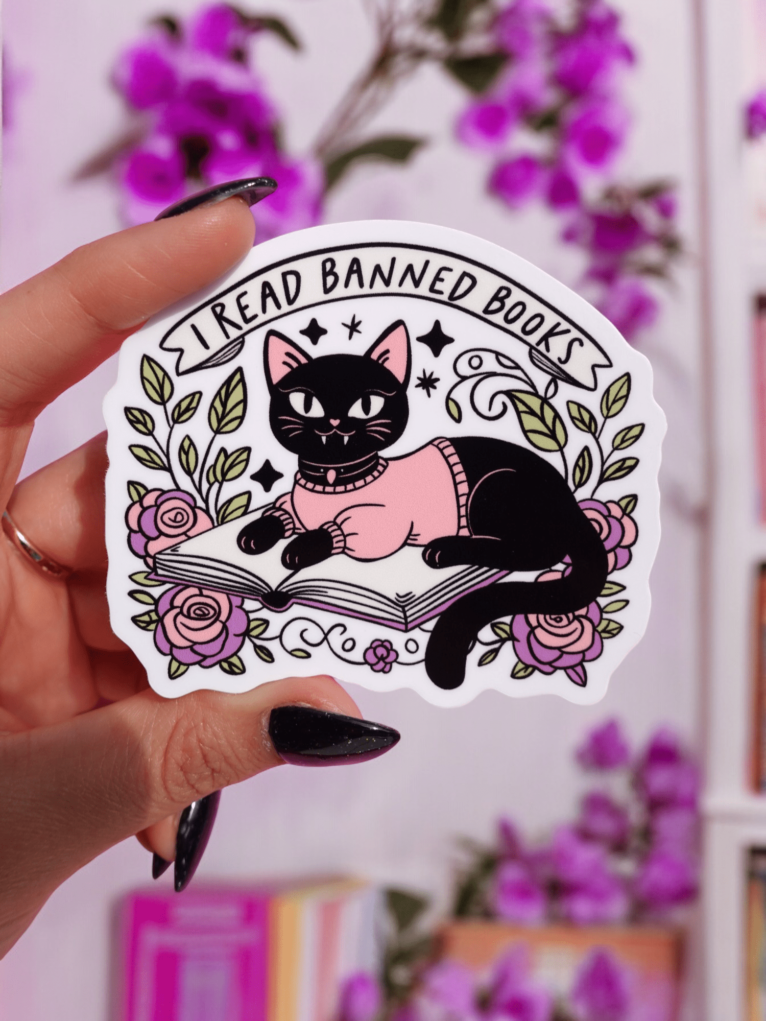 I Read Banned Books Sticker