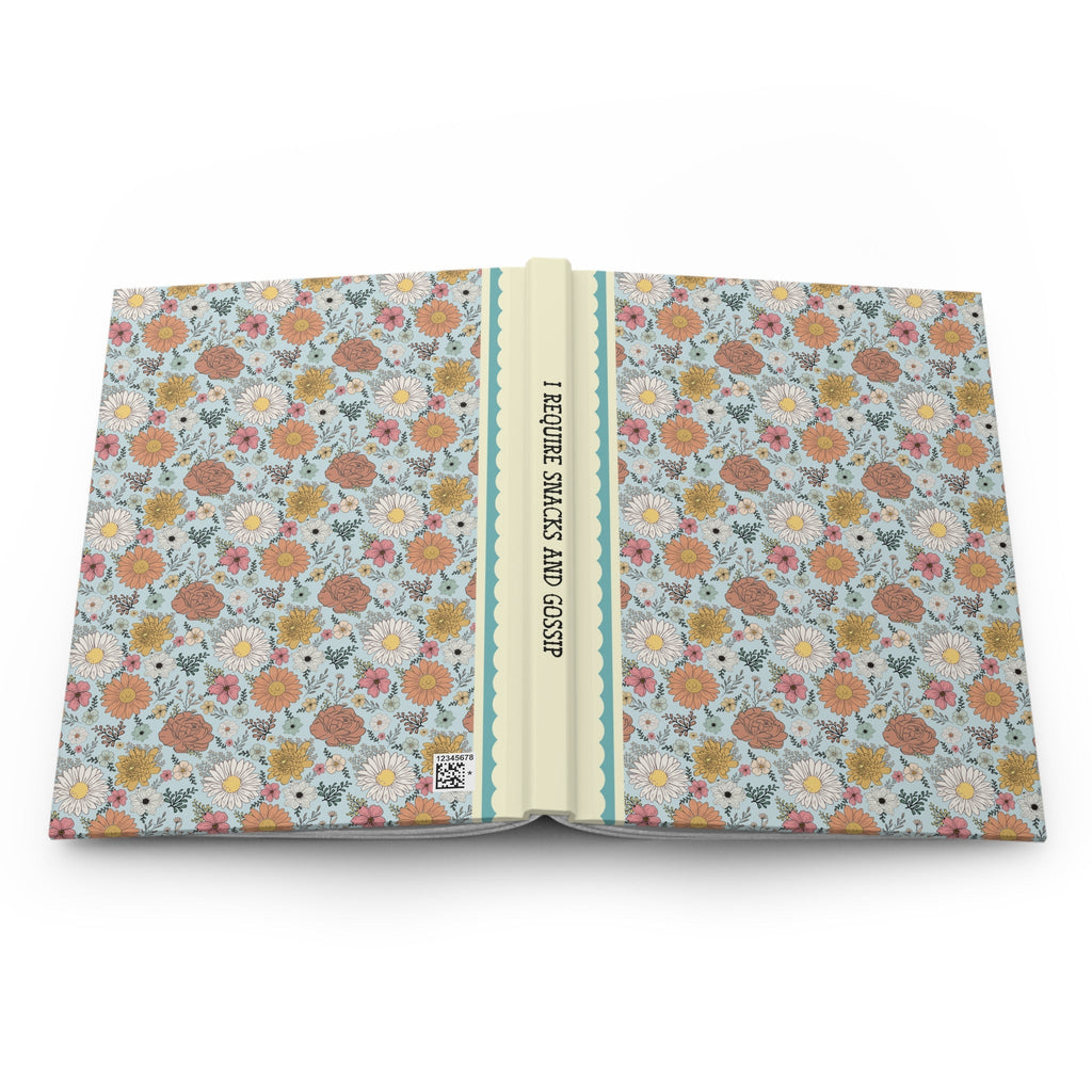 I Require Snacks and Gossip Notebook