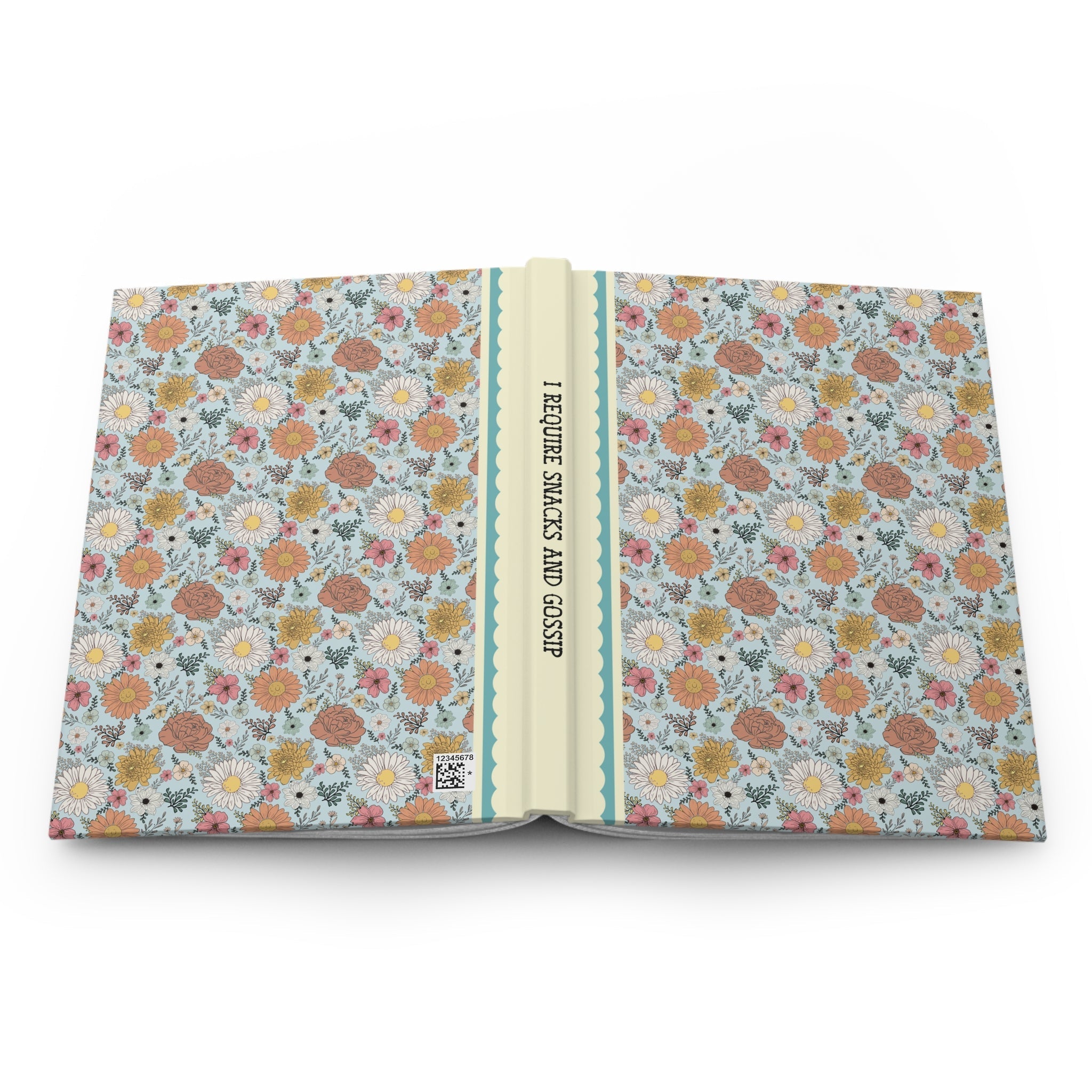 I Require Snacks and Gossip Notebook