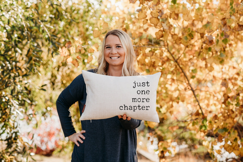 Book Pillow - Just One More Chapter Minimal