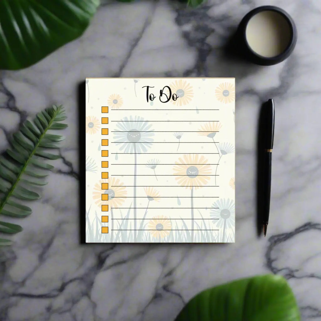 DipaliZ Floral Planner Notepad Trendy Outfits Ideas Size Options