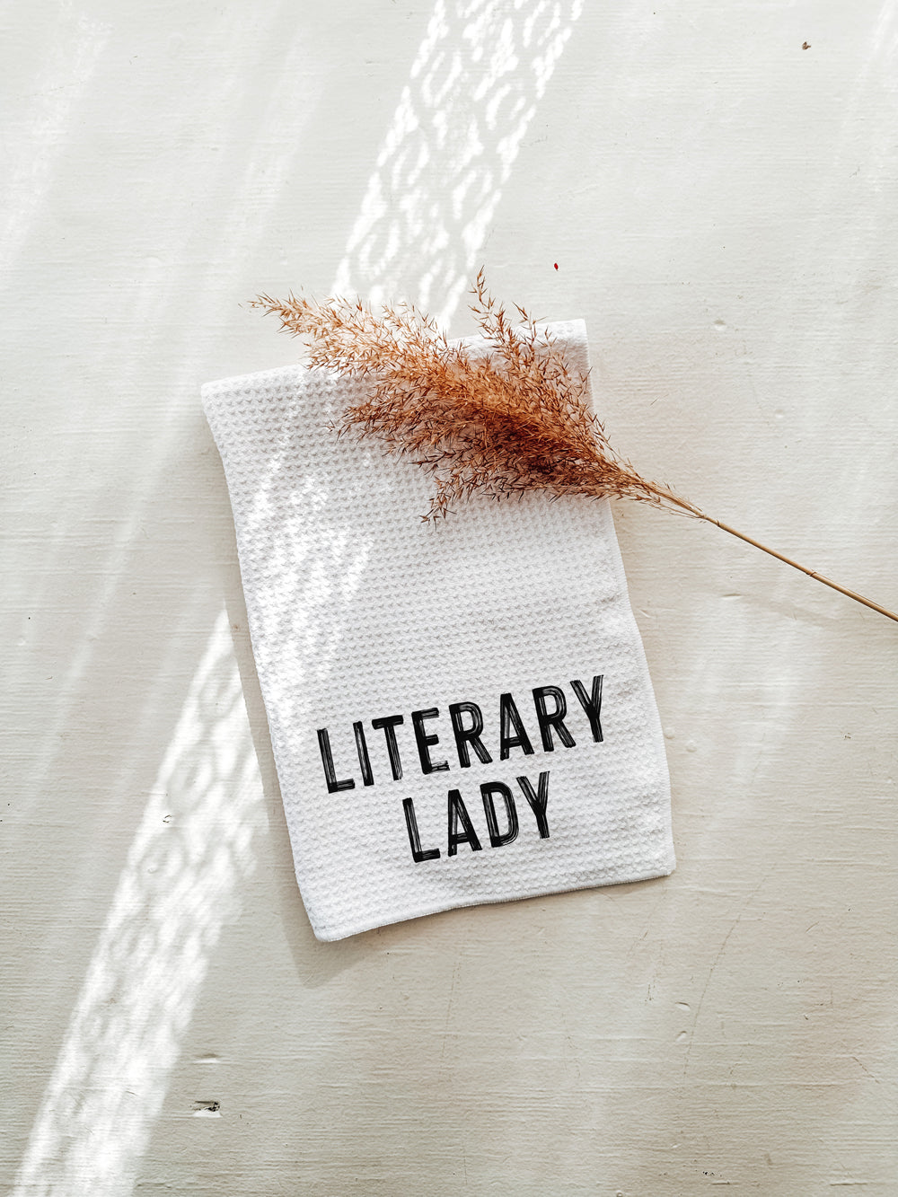 Literary Lady Bookish Tea Towel