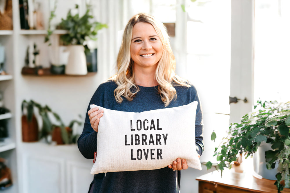 Book Pillow - Local Library Lover