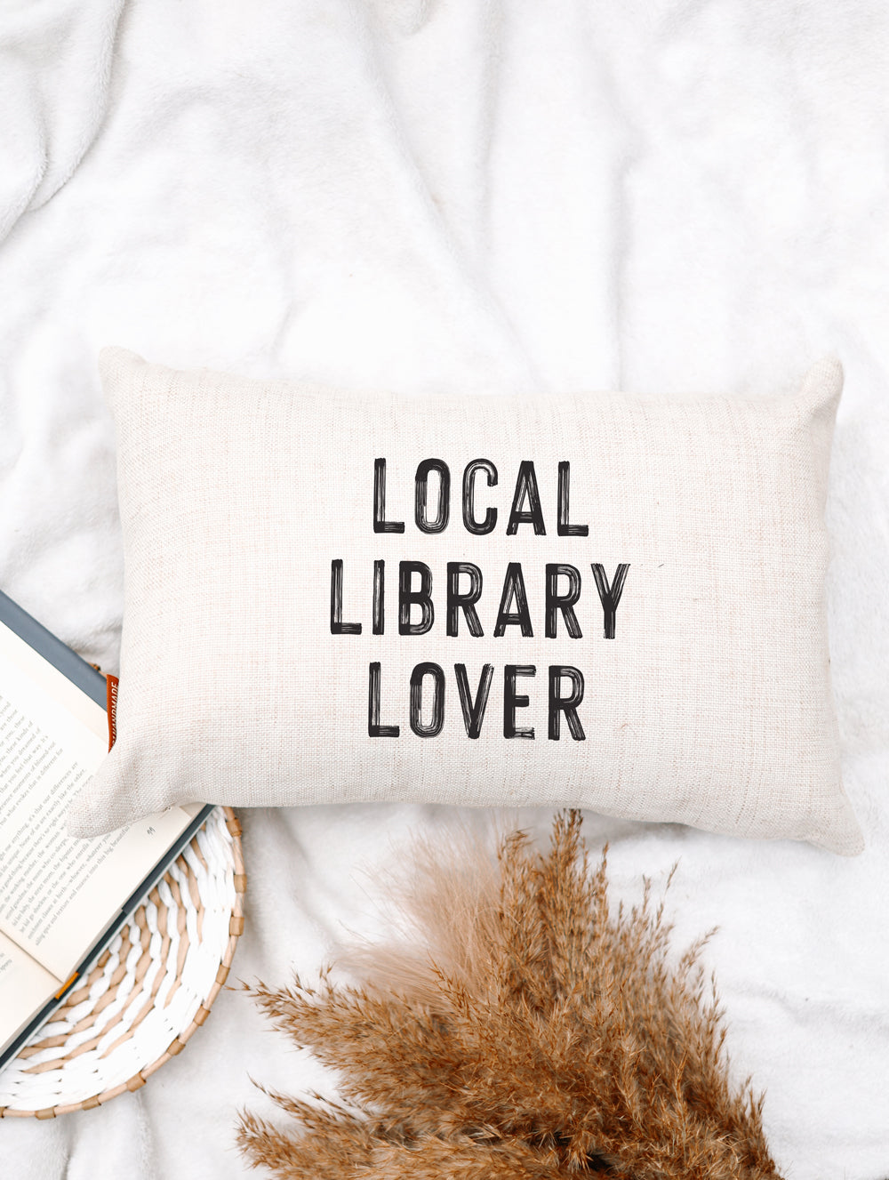 Book Pillow - Local Library Lover