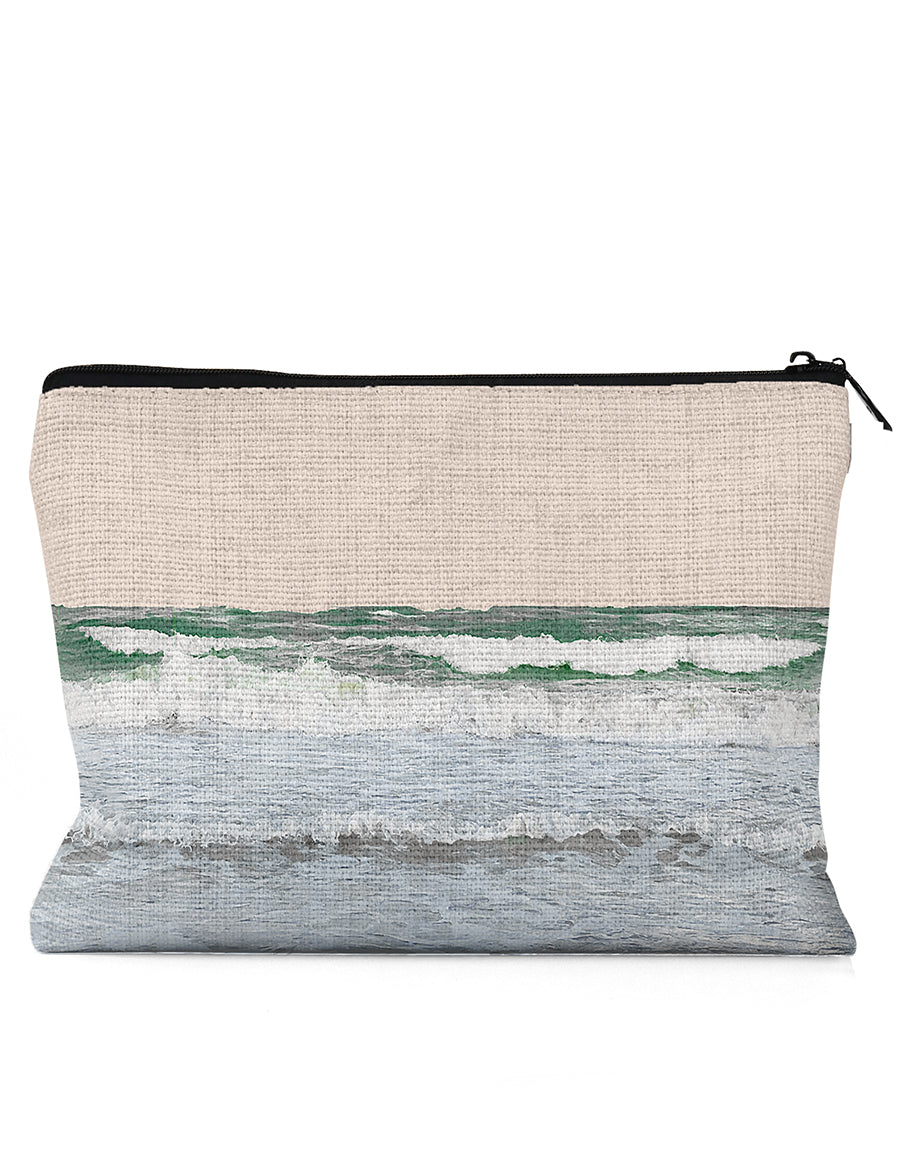 Tulum Ocean Pouch, College Student Gift, Pencil Pouch, Travel Bag, Mother's Day Gift,Christmas Gift