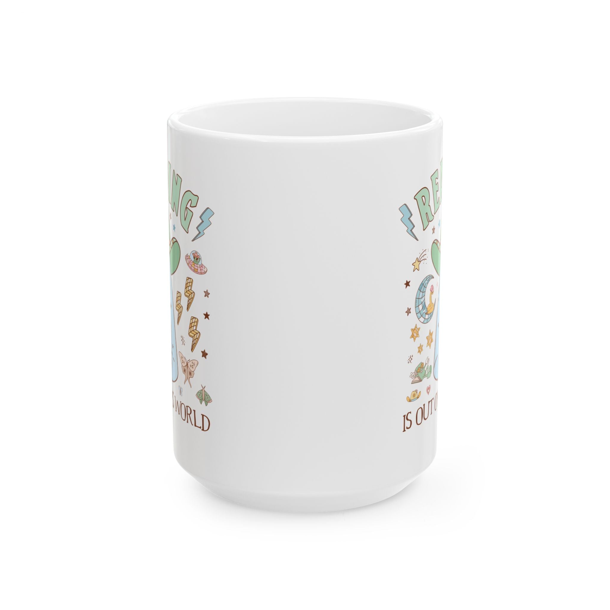 Reading is Out of This World: Funny Bookish Alien Mug