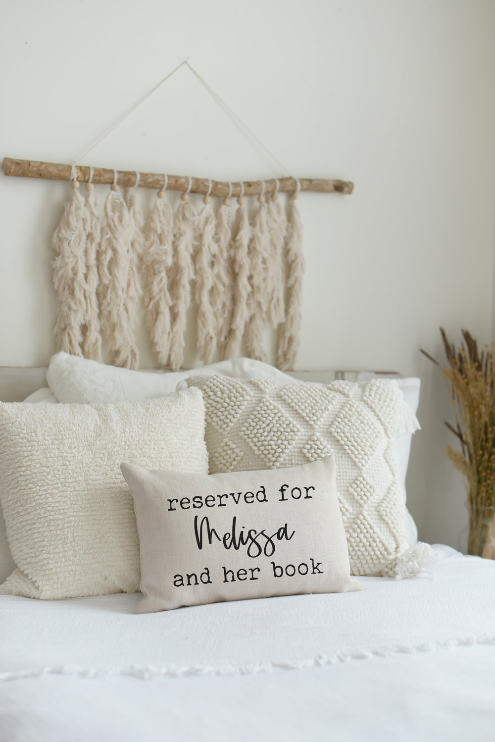 Book Pillow - Reserved For Custom Name Pillow