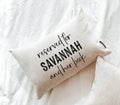 Book Pillow - Reserved For Personalized Name Pillow