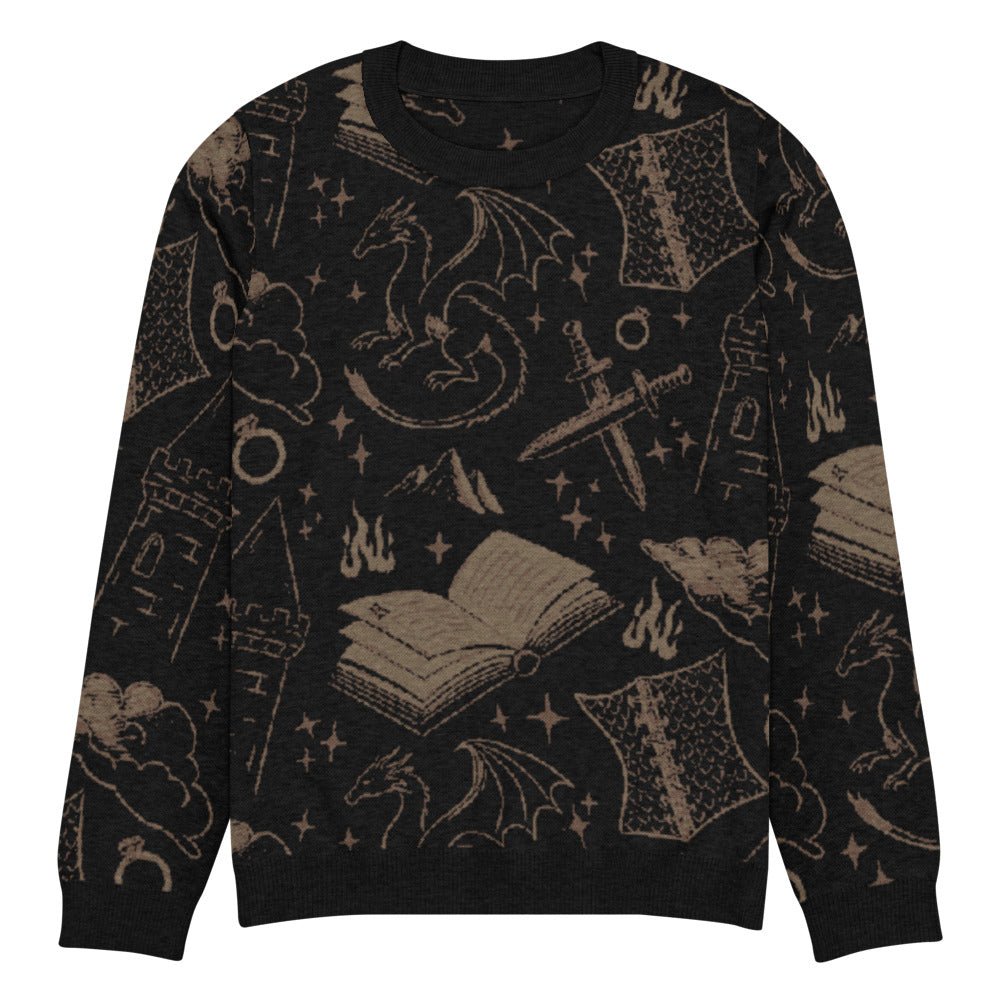 Romantasy Dark Crew-Neck Sweater
