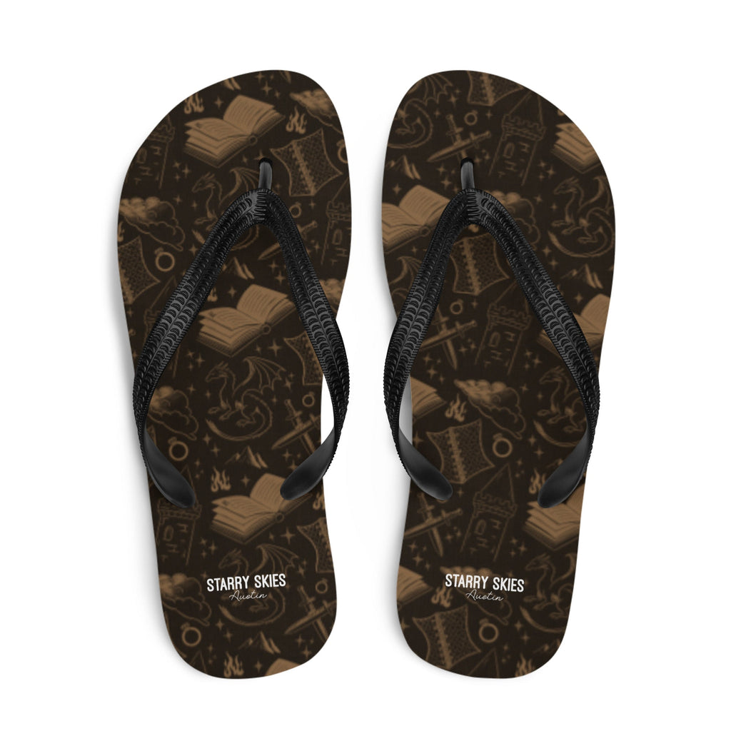Romantasy Reader Flip-Flops