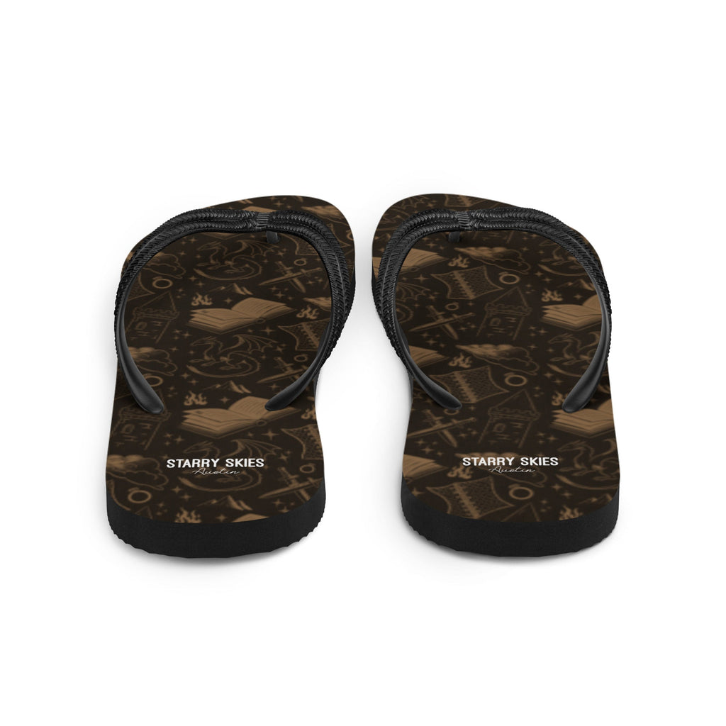 Romantasy Reader Flip-Flops