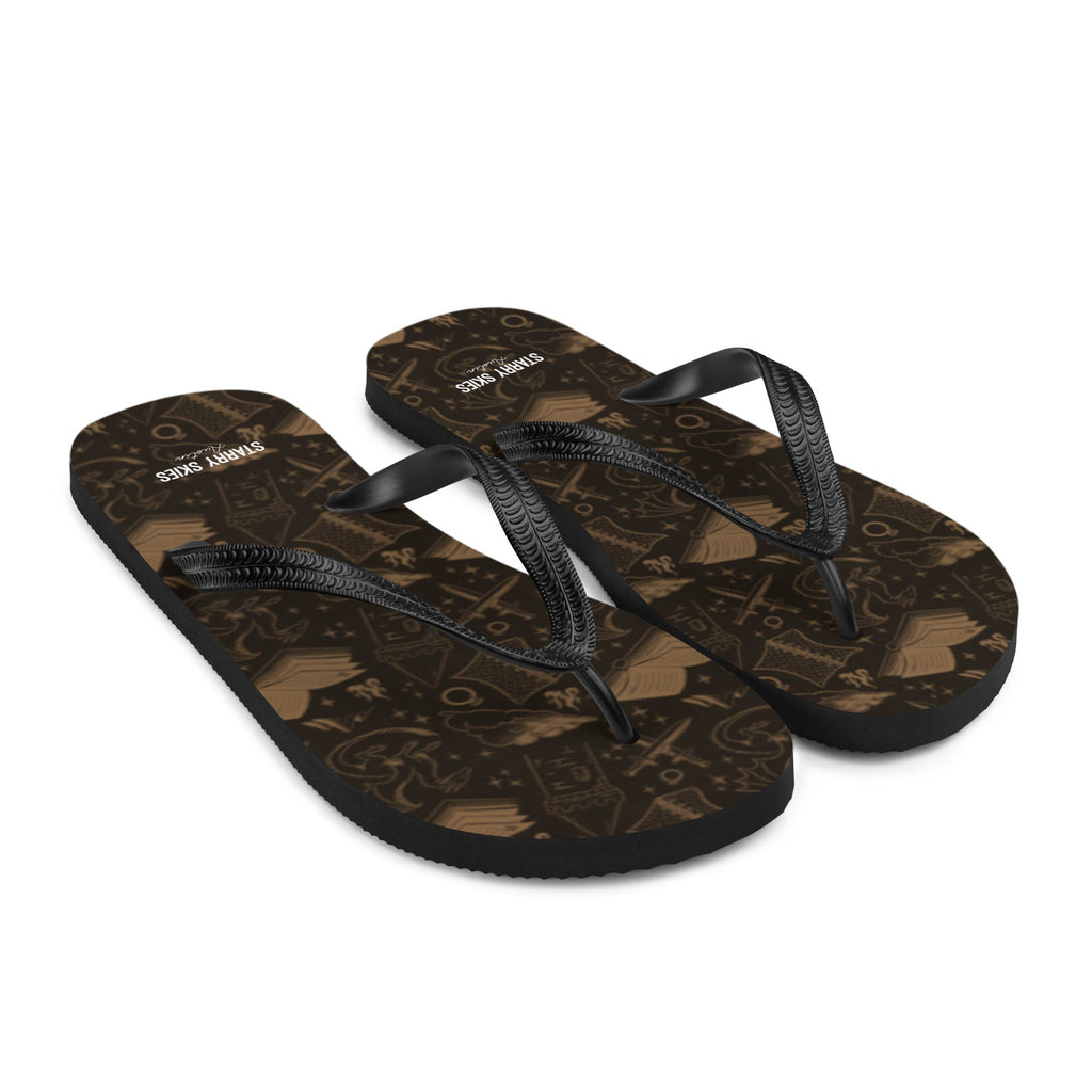 Romantasy Reader Flip-Flops