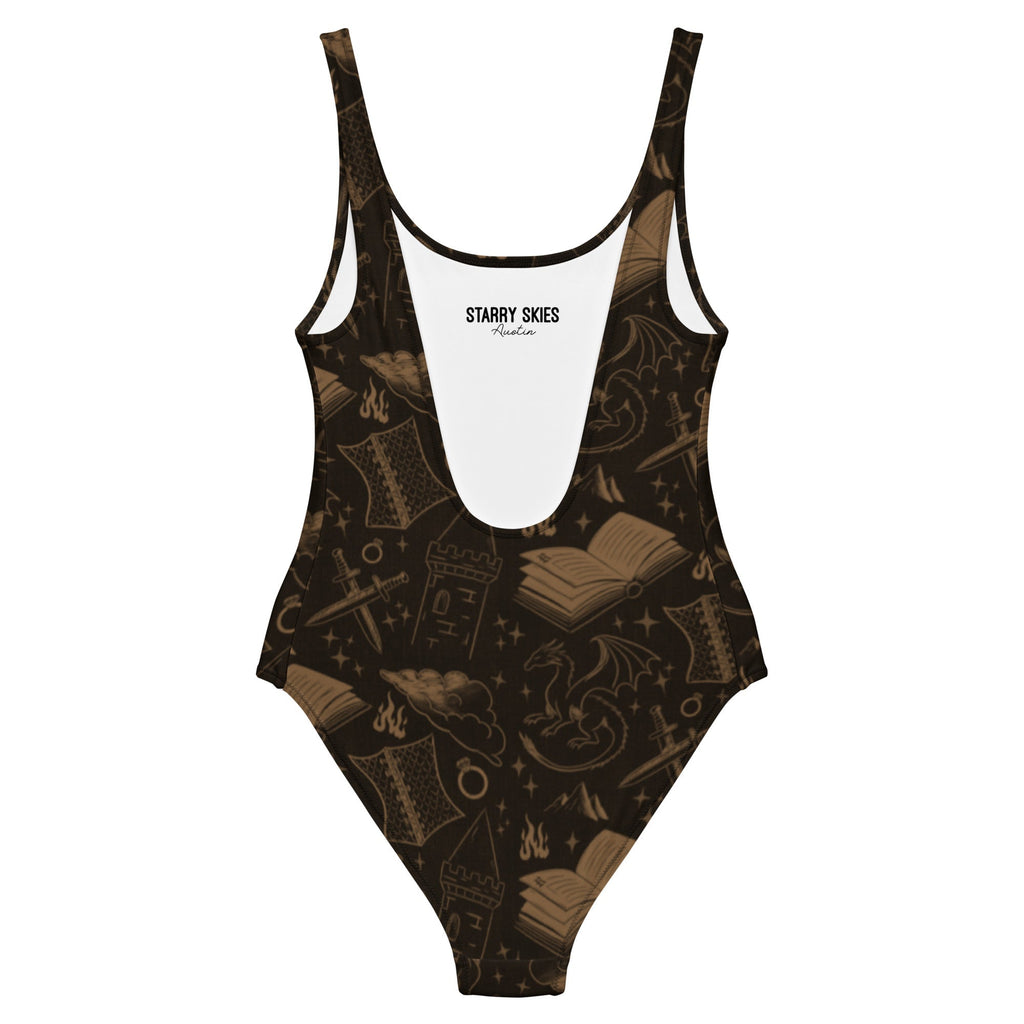 Romantasy Reader One-Piece Swimsuit