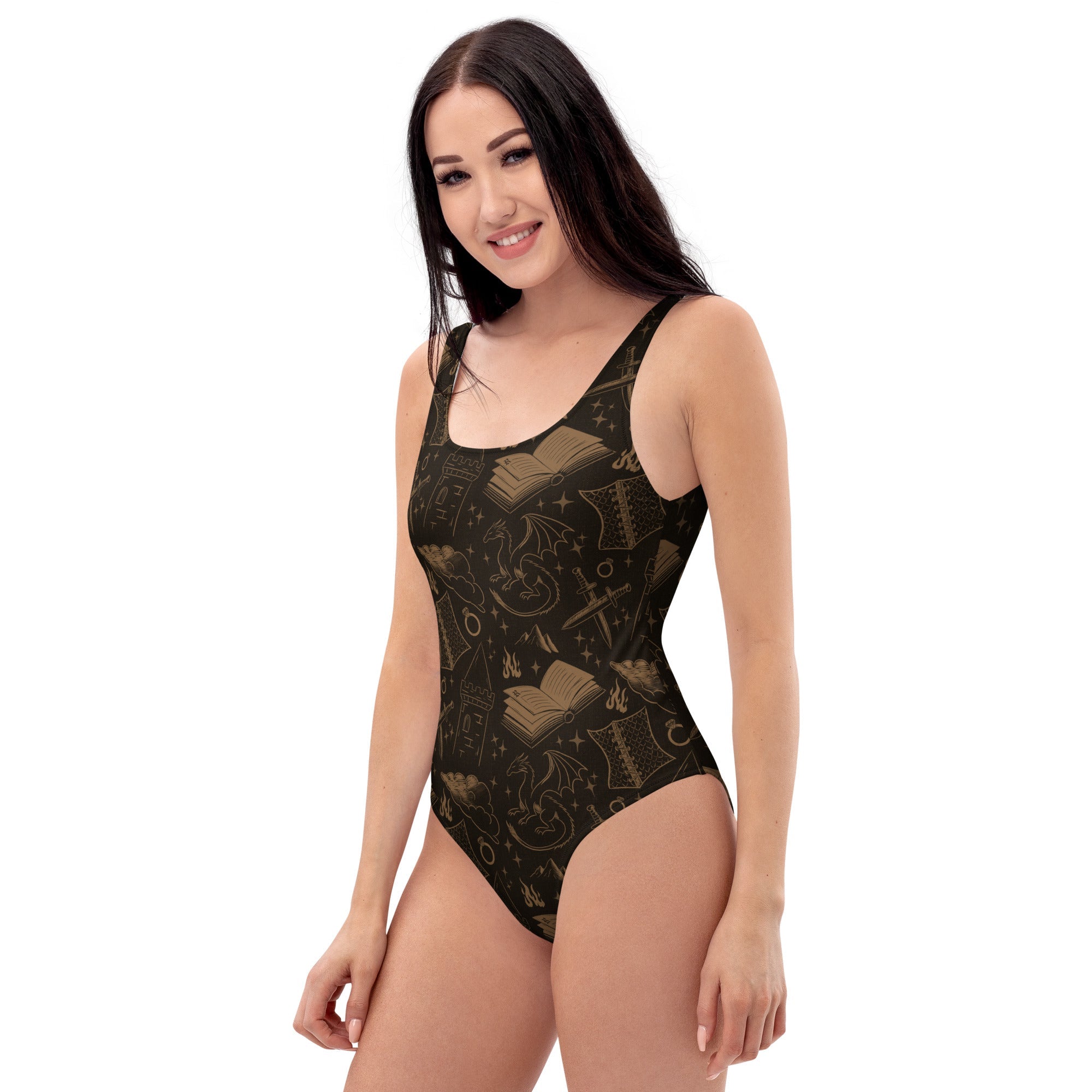 Romantasy Reader One-Piece Swimsuit