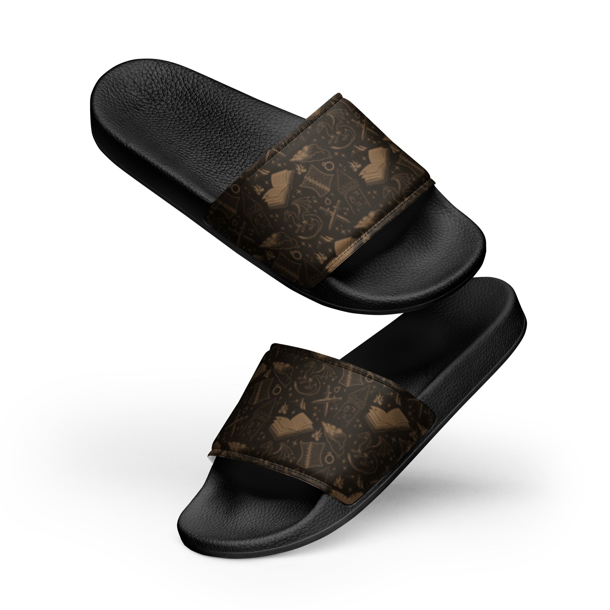 Romantasy Reader Slide Sandals