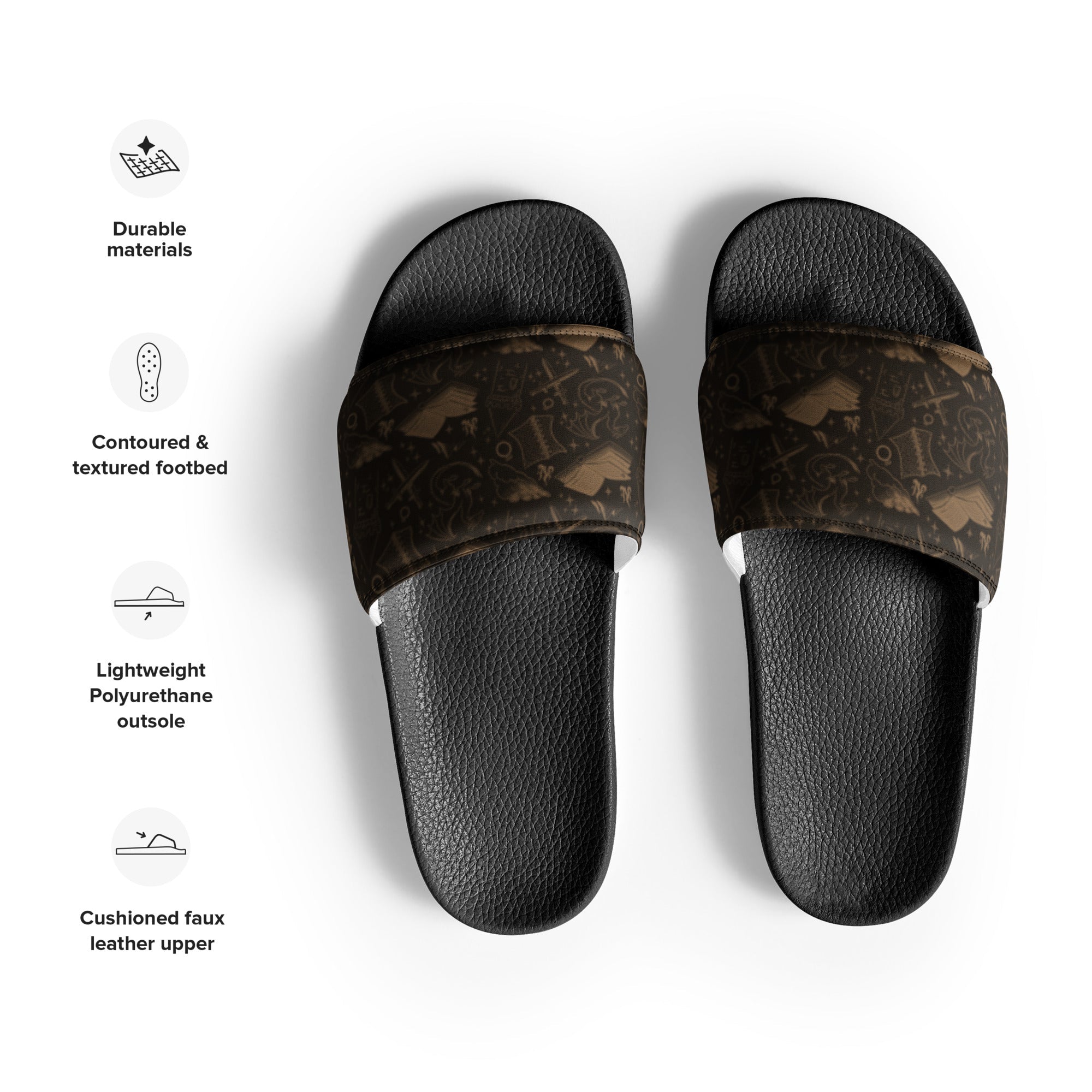 Romantasy Reader Slide Sandals