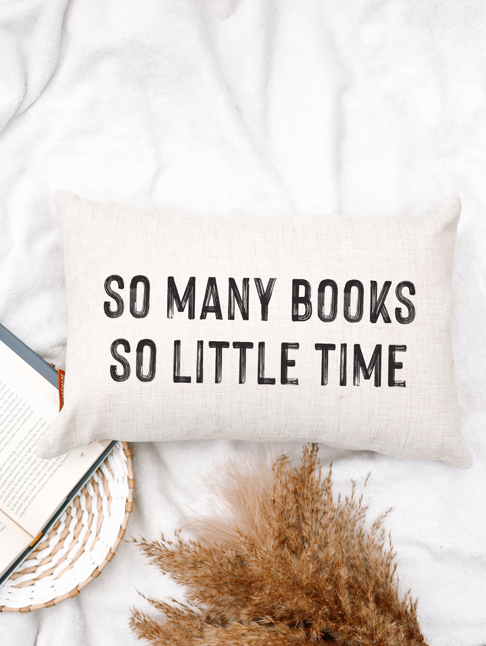 Book Pillow - So Many Books