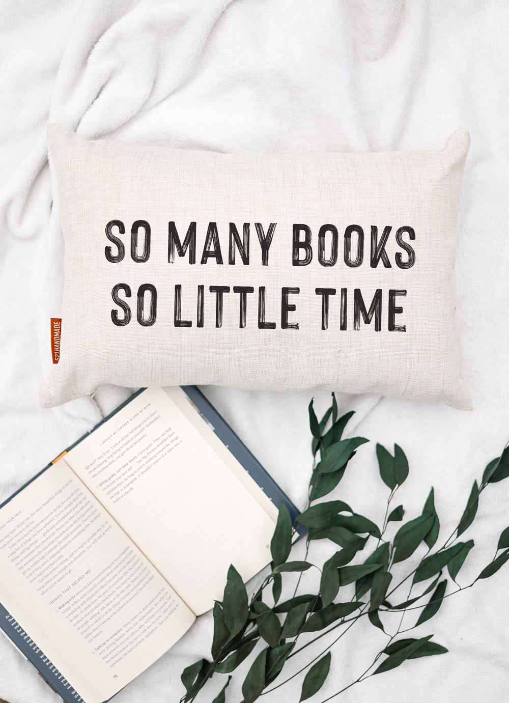 Book Pillow - So Many Books