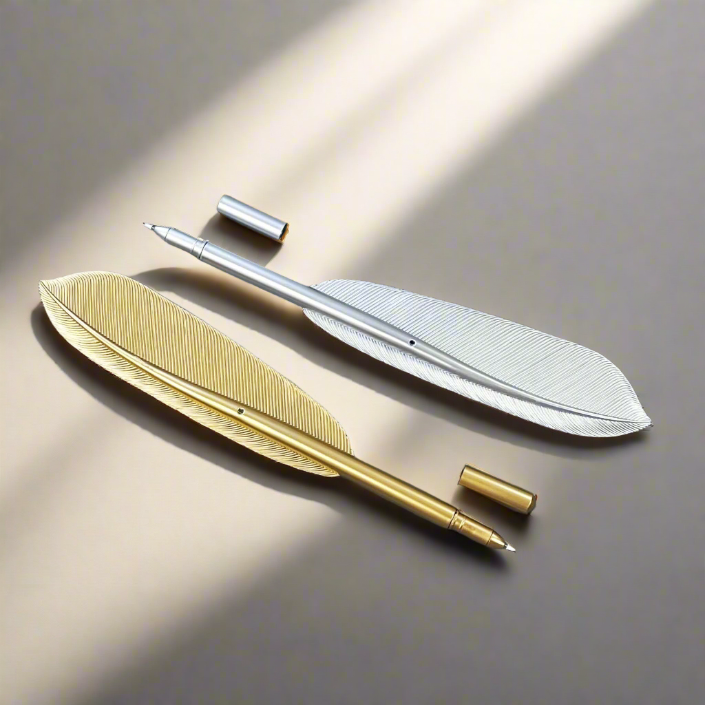 Elegant Feather Style Pen - Unique Quill Inspired Design